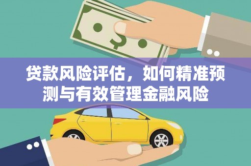 冀州贷款风险评估，如何精准预测与有效管理金融风险