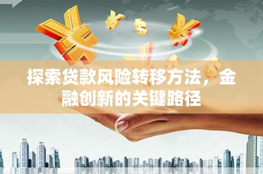 冀州探索贷款风险转移方法，金融创新的关键路径