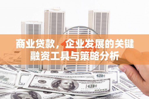 冀州商业贷款，企业发展的关键融资工具与策略分析