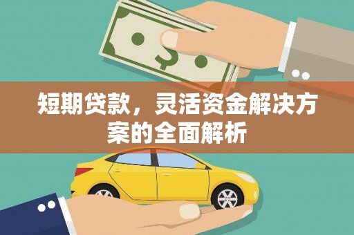 冀州短期贷款，灵活资金解决方案的全面解析