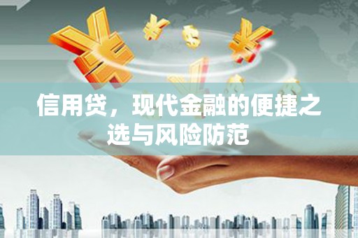 冀州信用贷，现代金融的便捷之选与风险防范