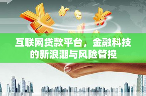 冀州互联网贷款平台，金融科技的新浪潮与风险管控