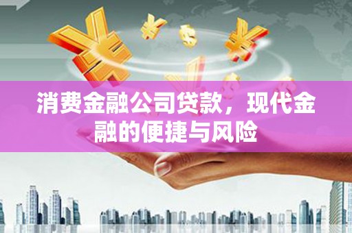 冀州消费金融公司贷款，现代金融的便捷与风险